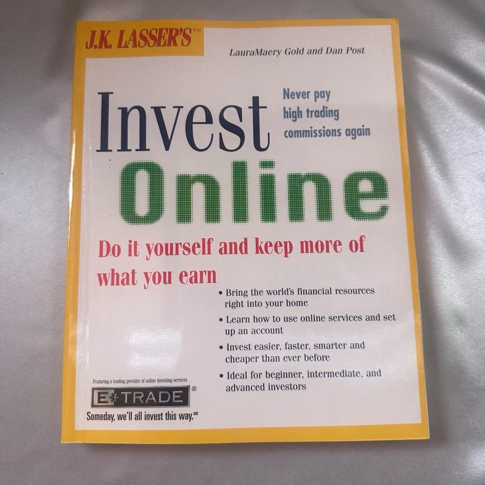 JK‎ Lassers Invest Online LauraMaery Gold Dan Post Vintage 1998 Finance Book